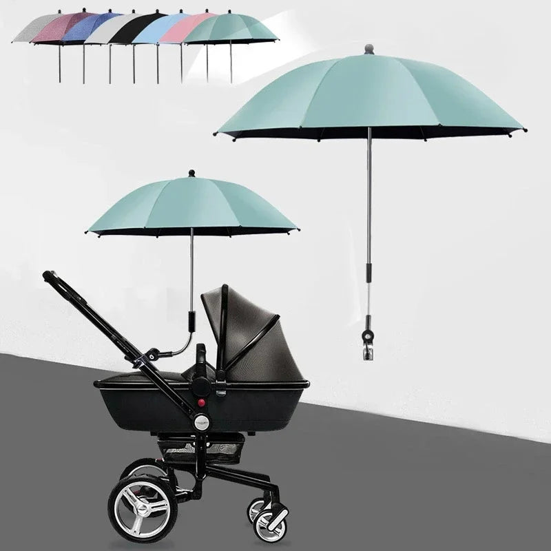 ☂️Schormann barnevognsparsol med UV50+ beskyttende
