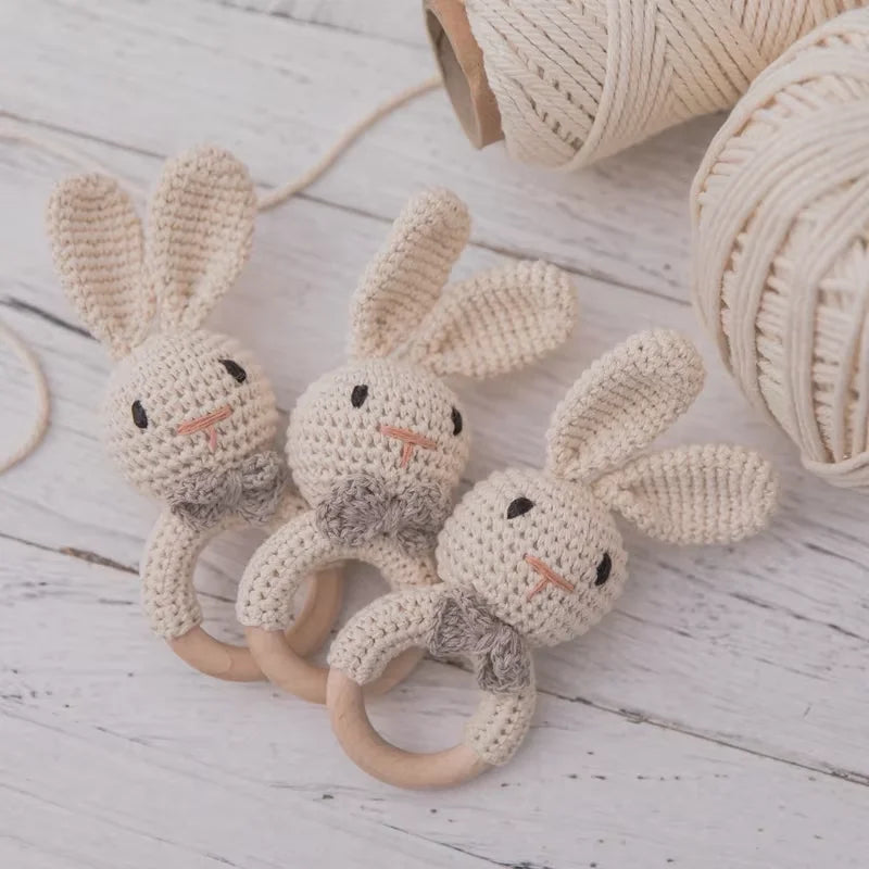 🐰 Schormann Hæklet Rangle & Træbidering