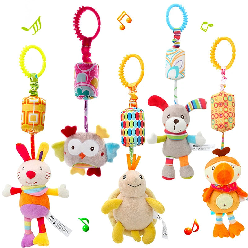 🧸 Schormann Hængende Sanselegetøj med Rangle & Bidering