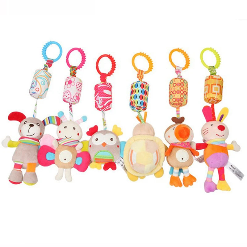 🧸 Schormann Hængende Sanselegetøj med Rangle & Bidering