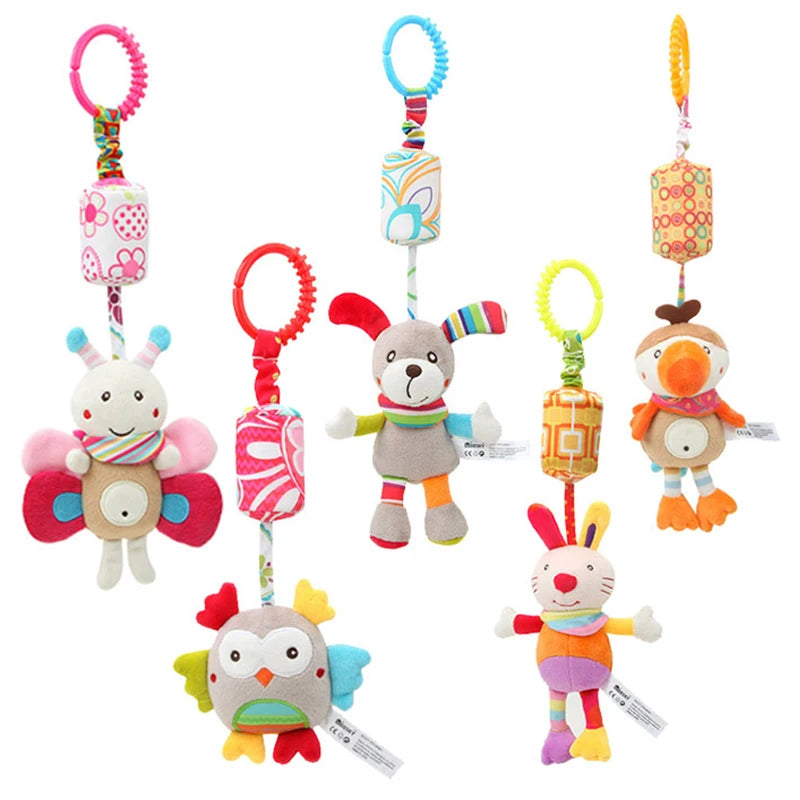 🧸 Schormann Hængende Sanselegetøj med Rangle & Bidering