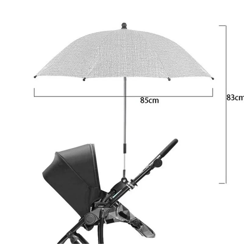 ☂️Schormann barnevognsparsol med UV50+ beskyttende