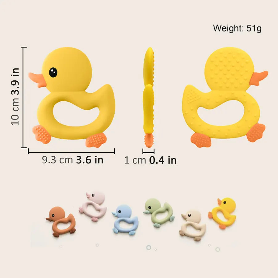 🦆 Schormann Silikone Bidering – Sød And