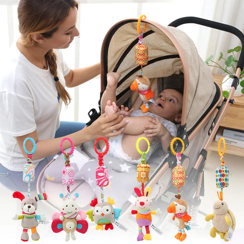 🧸 Schormann Hængende Sanselegetøj med Rangle & Bidering