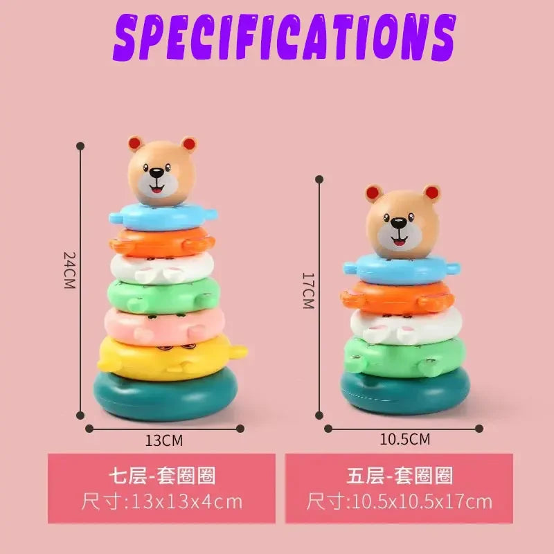 🧸 Schormann Stablepyramide med Ringe