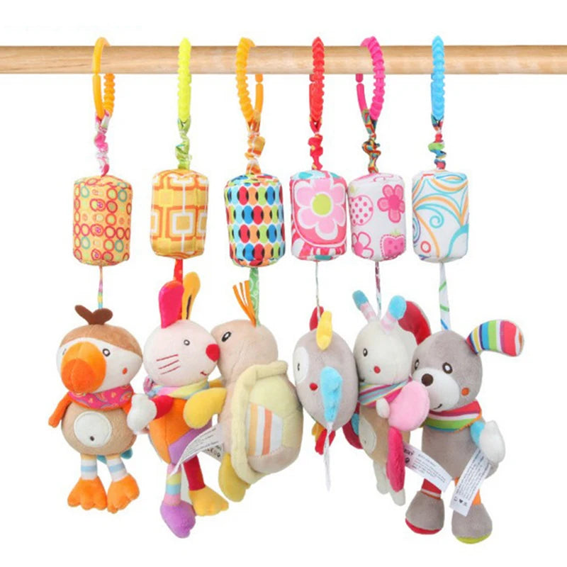 🧸 Schormann Hængende Sanselegetøj med Rangle & Bidering