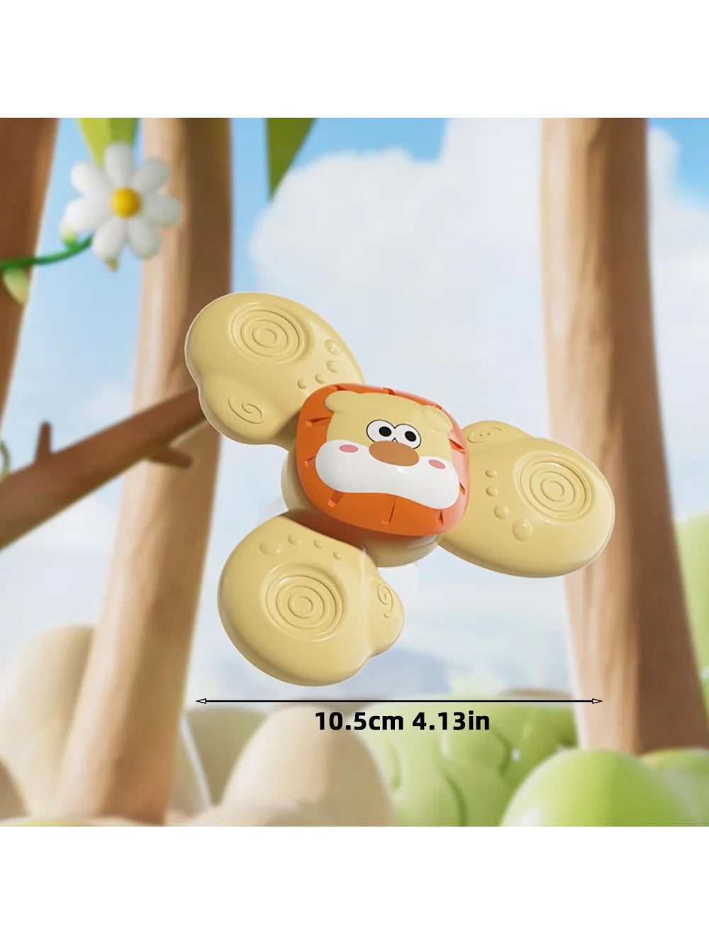 🌈 Schormann Spinner Legetøj med Sugekop