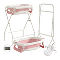 🛁 Schormann Foldbart Babybadekar 3-i-1 med Stativ & Badepude
