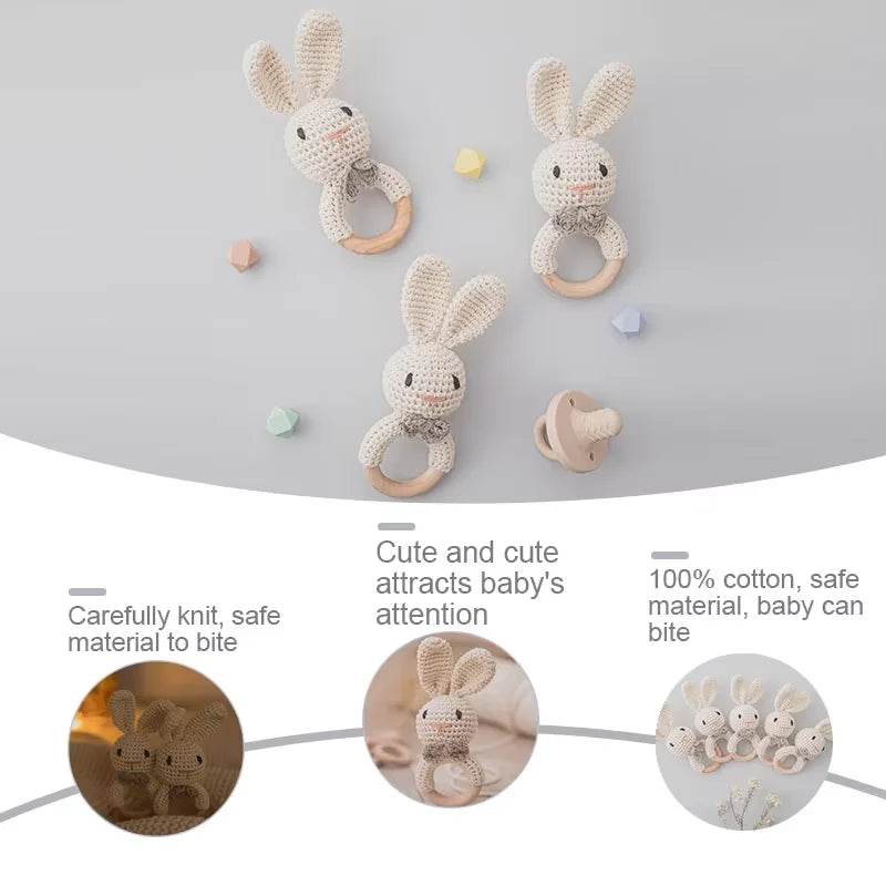 🐰 Schormann Hæklet Rangle & Træbidering